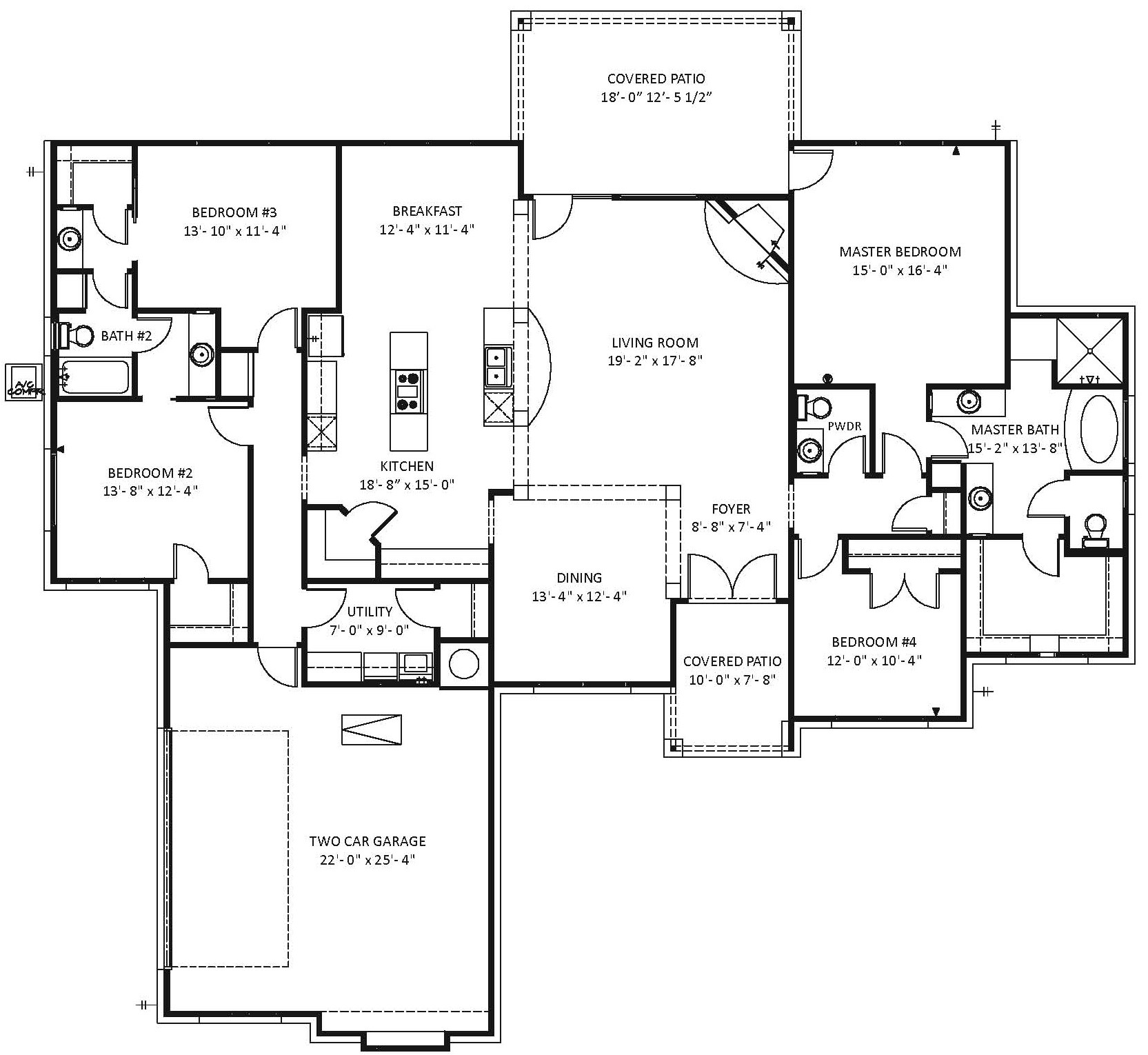 custom home floor plans new the chesapeake floor plan built by kroeker custom homes