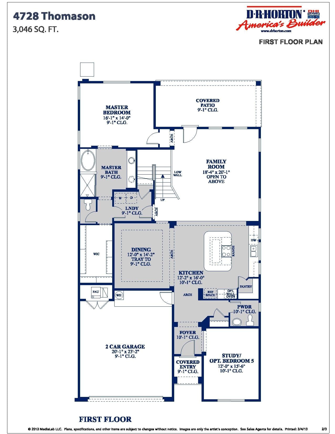 floor plans for dr horton homes