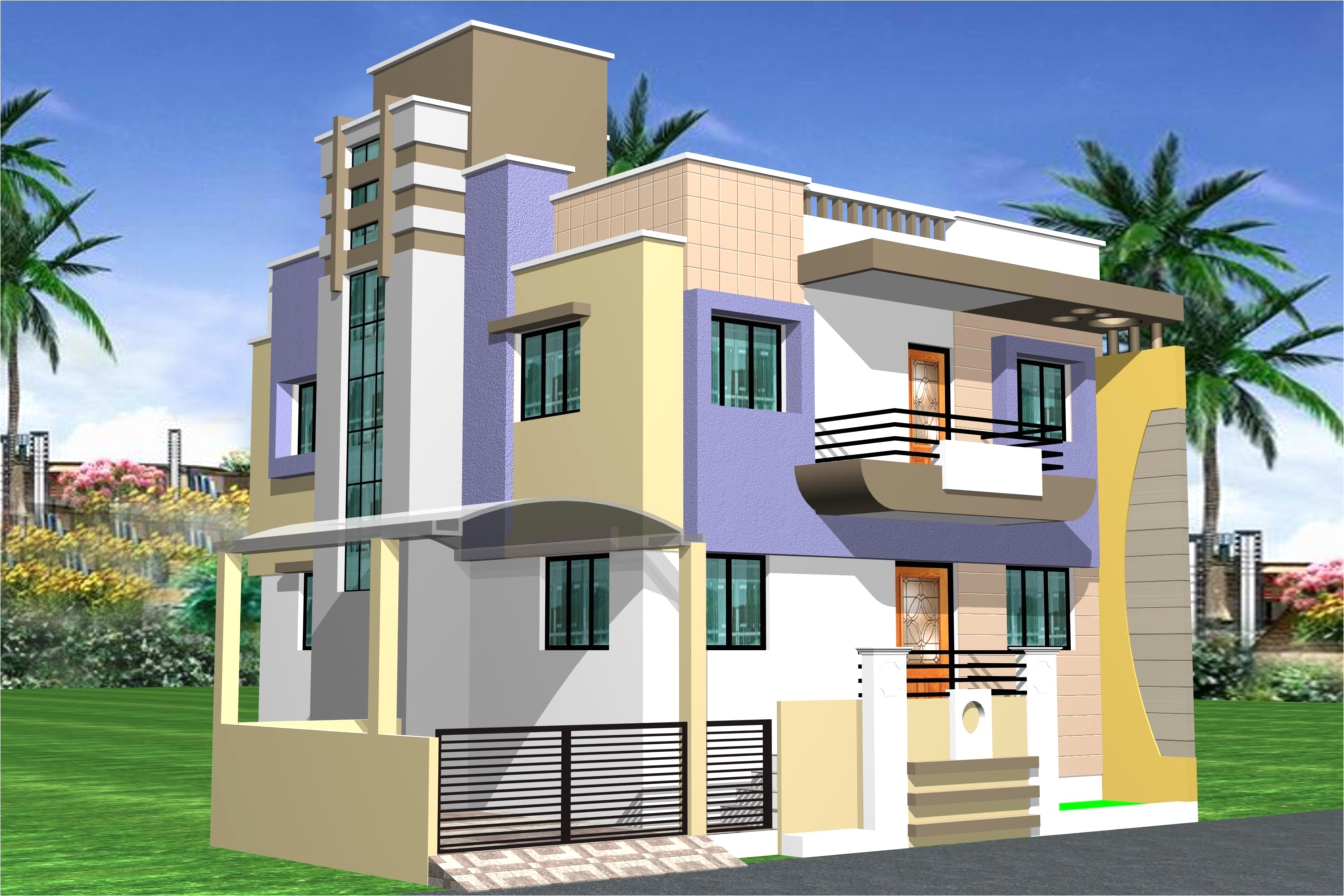 Duplex Home Plans Indian Style Plougonver