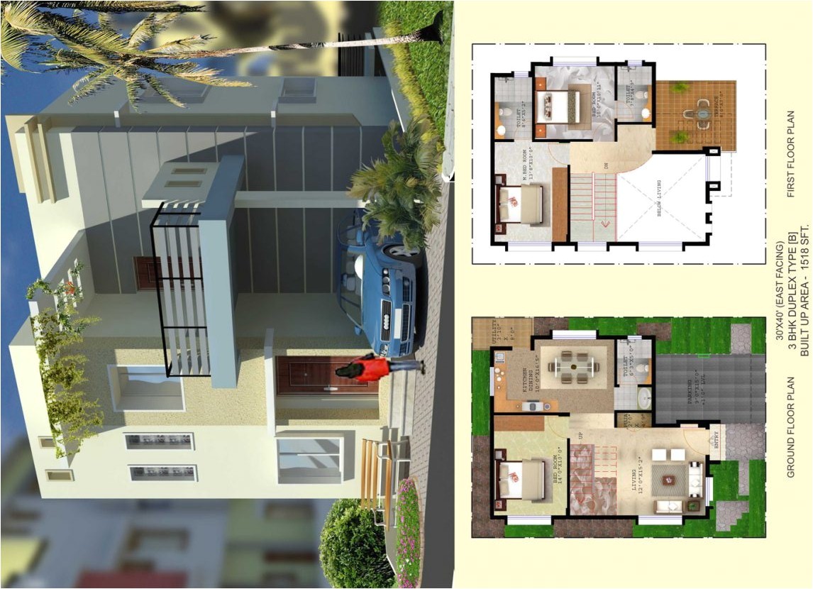 famous duplex house floor plans indian style