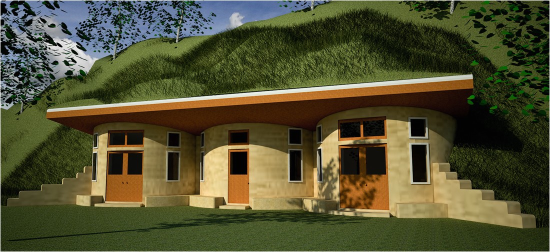 earth sheltered house plans