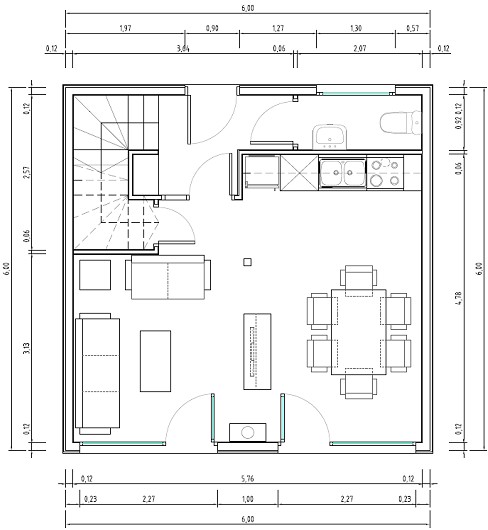 economic home plans qubic house concept