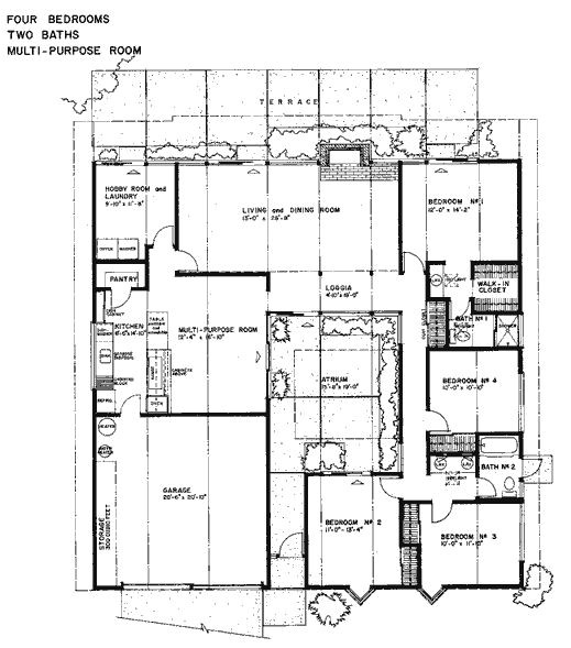 courtyard houses plans