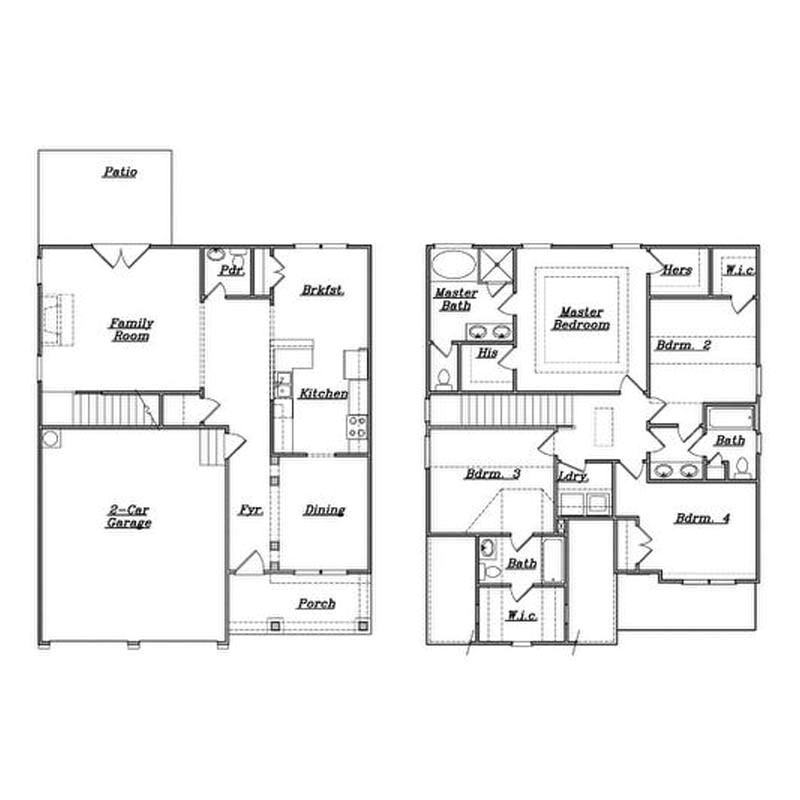 family house plans 4 bedrooms