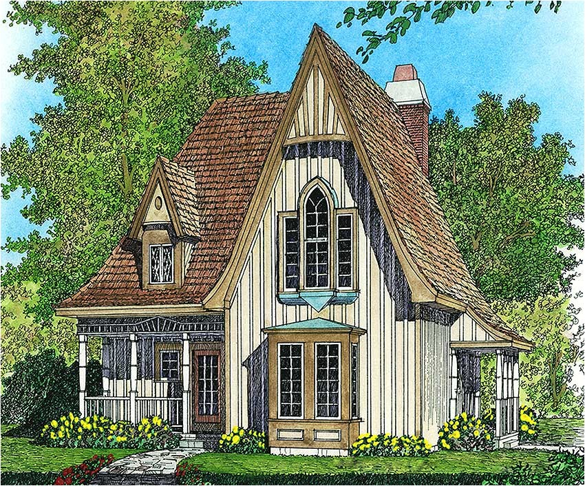 charming gothic revival cottage 43002pf