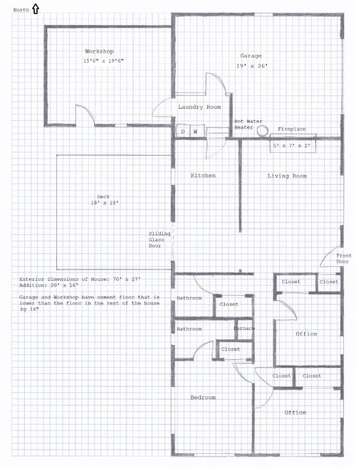 grid paper for drawing house plans