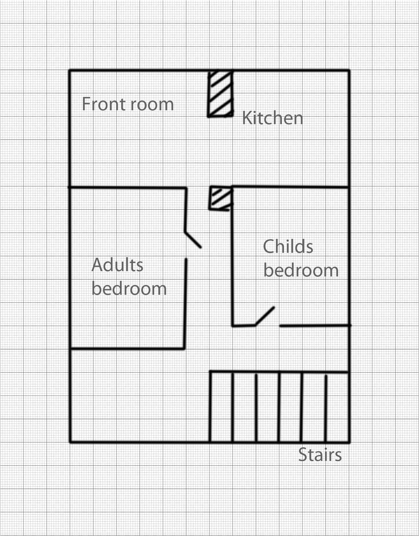 How To Draw A House Plan On Graph Paper