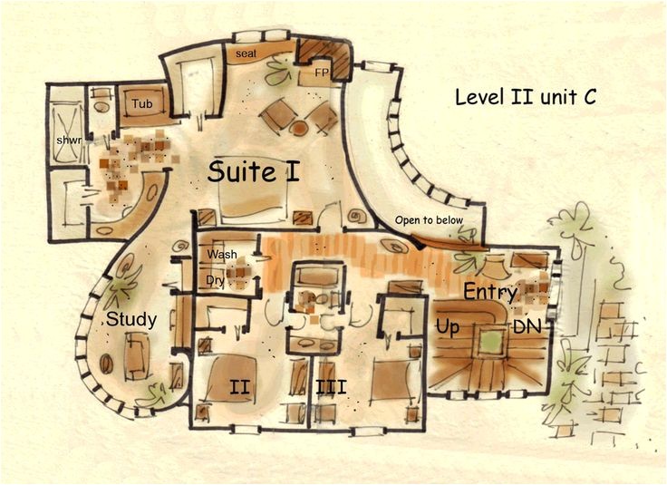 hobbit house floor plans