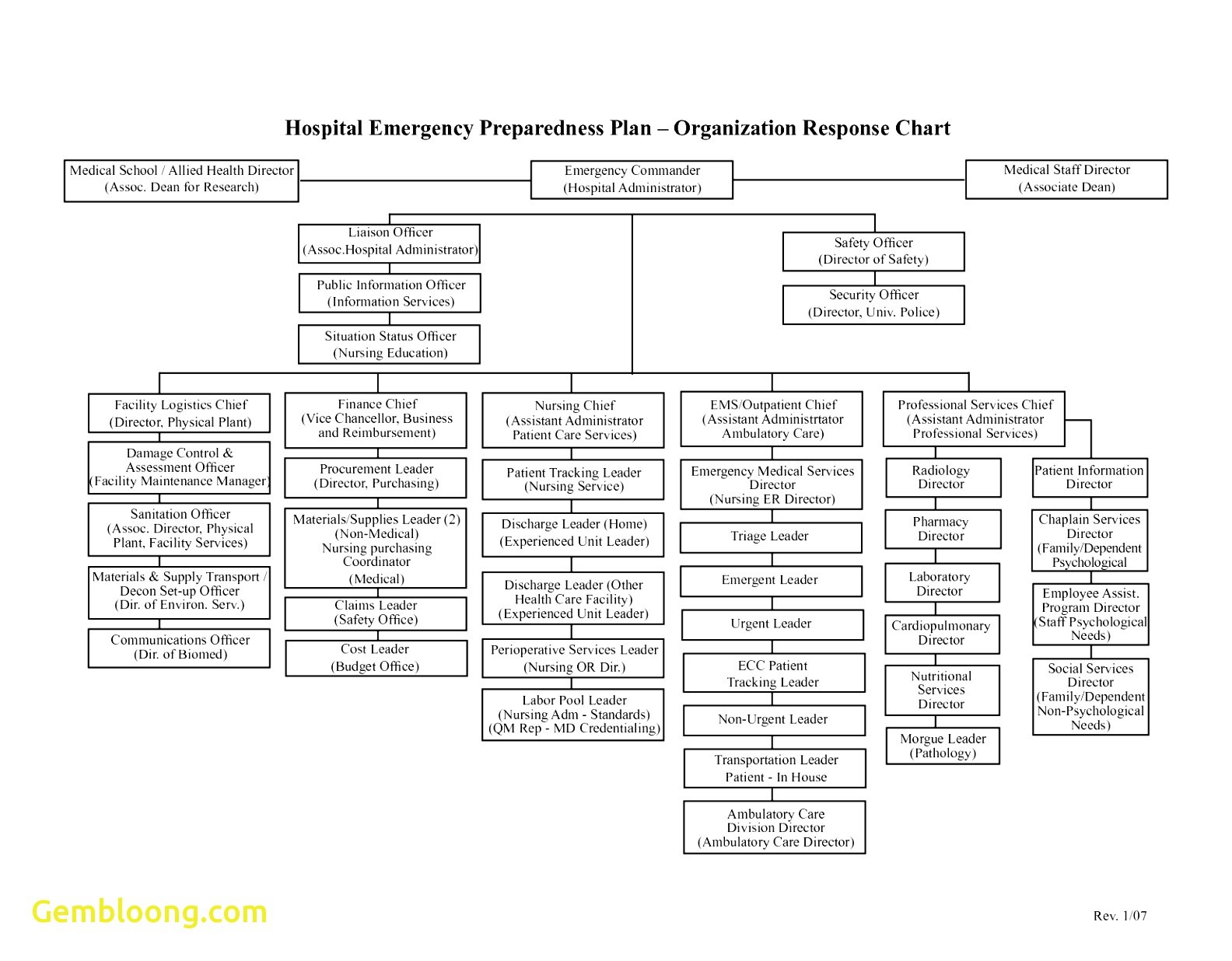 emergency preparedness plan template