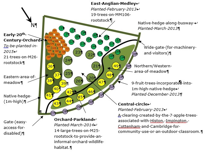 orchard planting map