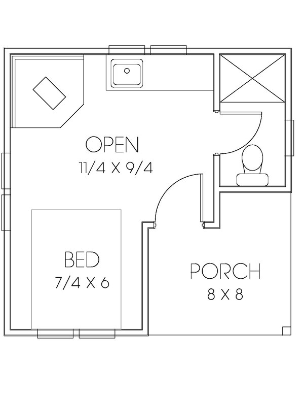 200 square feet 1 bedroom 1 bathroom 0 garage bungalow cabin 39261
