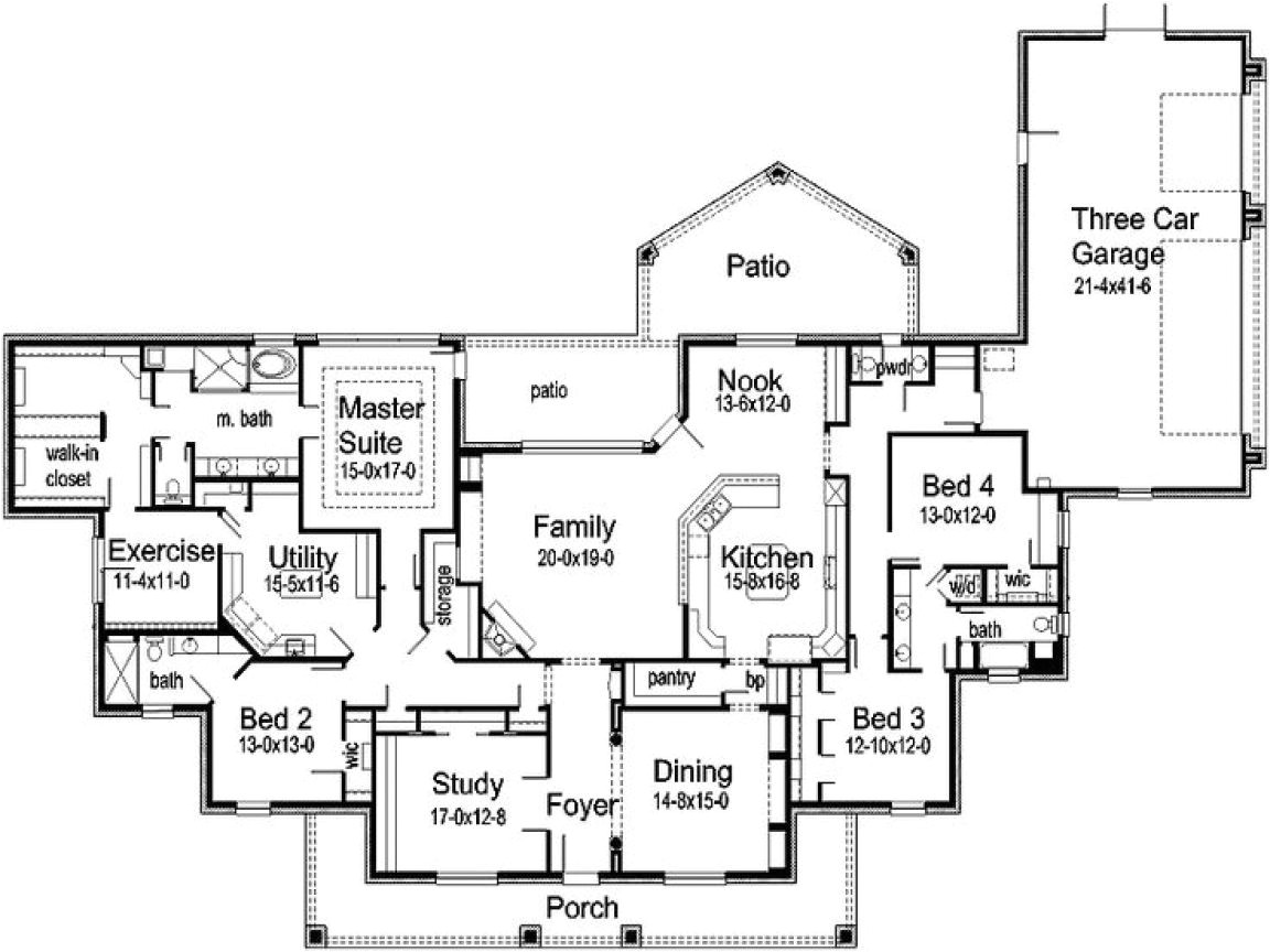 home plans with apartments attached