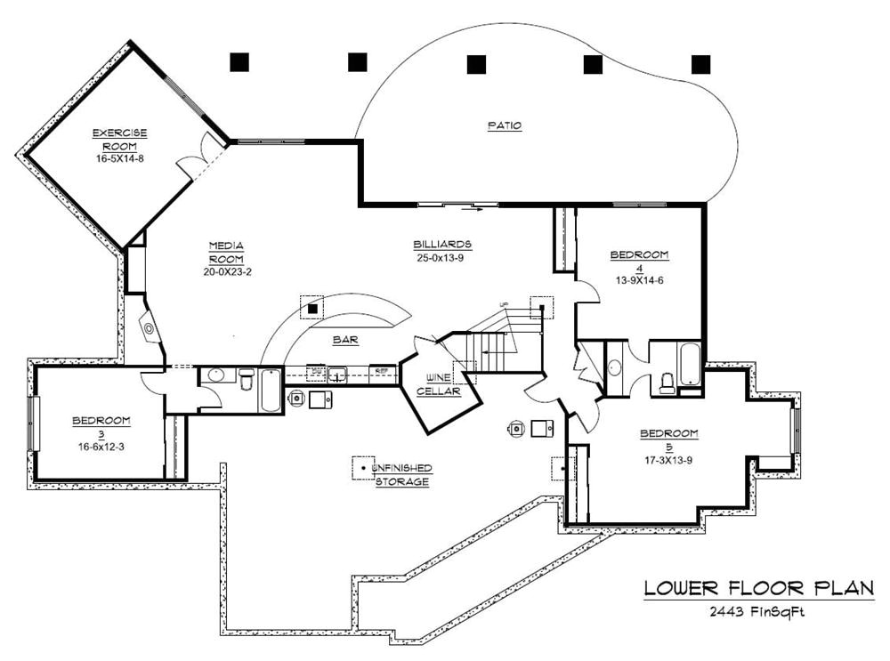 home floor plans with basketball court