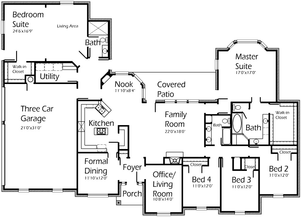 house floor plans with inlaw suite