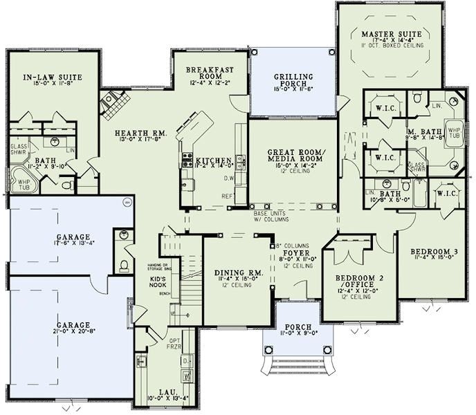 impressive home plans with inlaw suites 8 house with in law suite floor plans