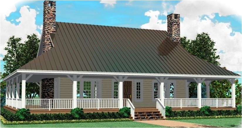 one story house plans with wrap around porch