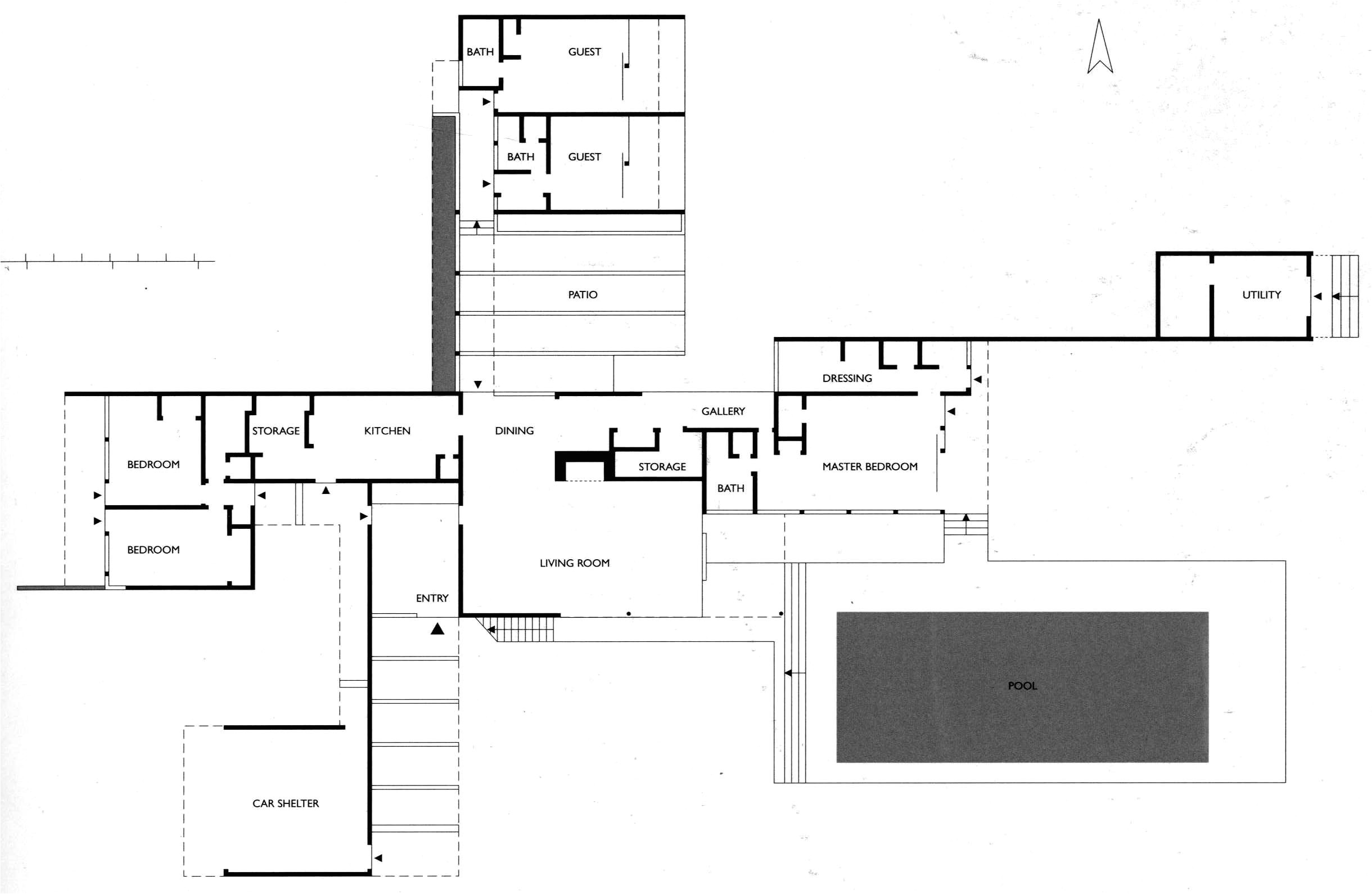 Kaufmann Desert House Plan Plougonver