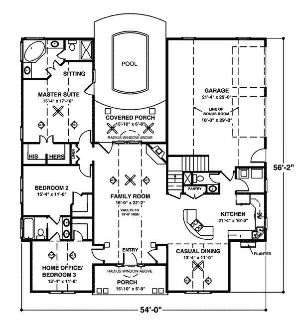 large one story house plans