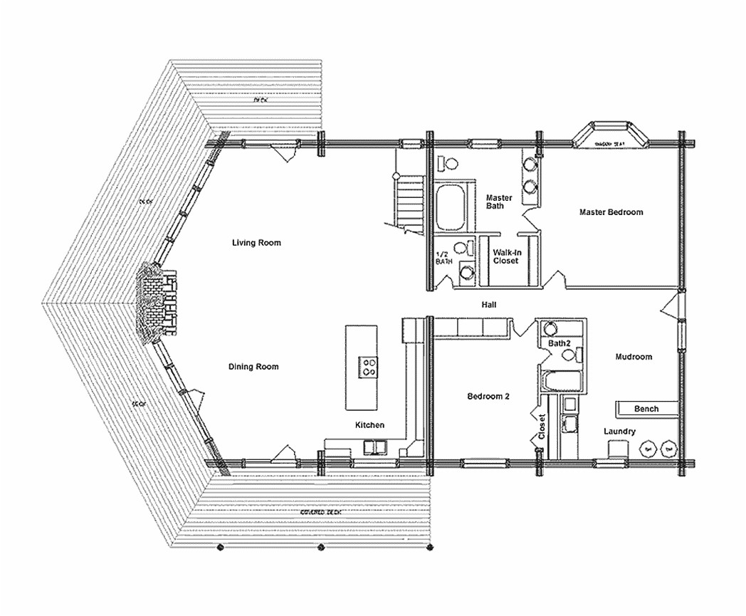 colorado log home floor plan main 519032