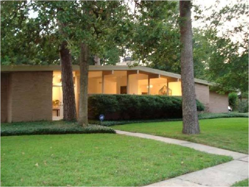 mid century modern home for sale in memorial bend