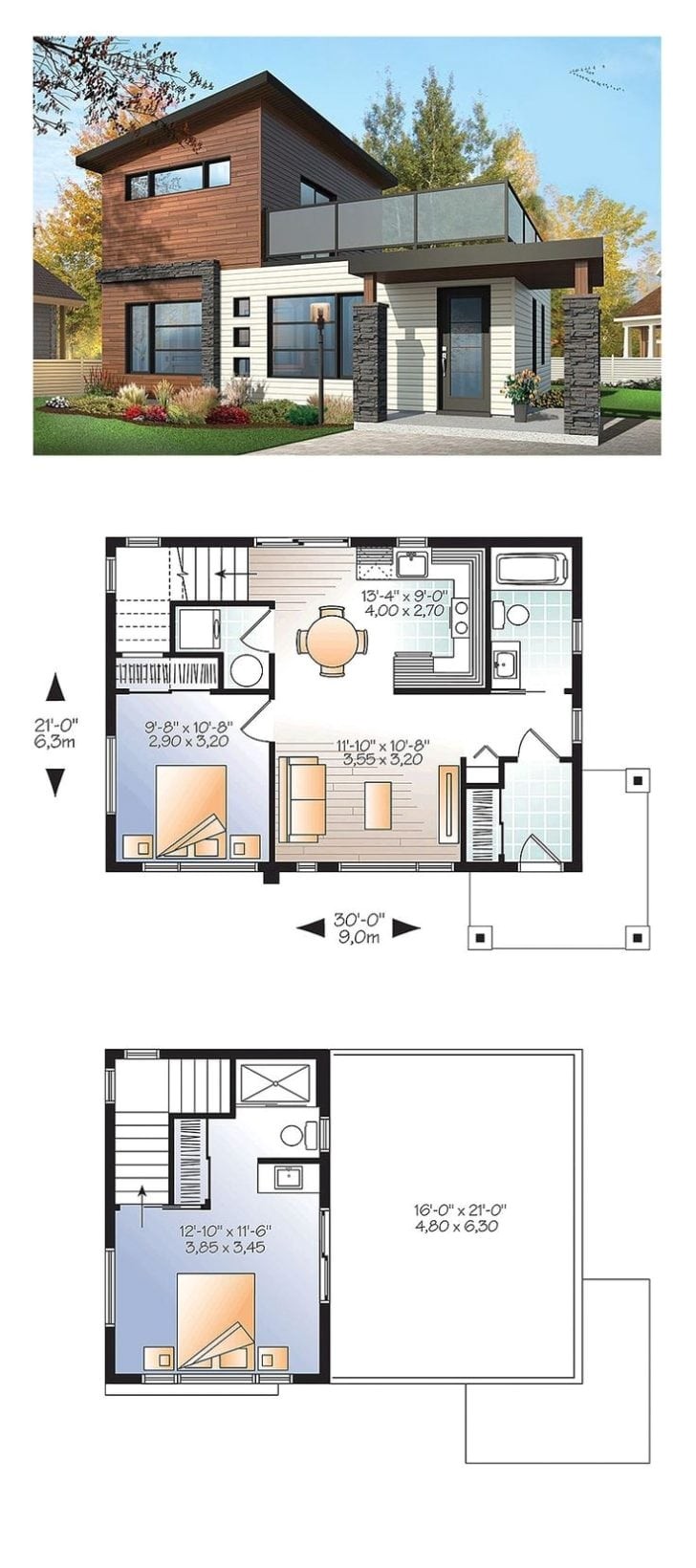 modern houses plans with photos