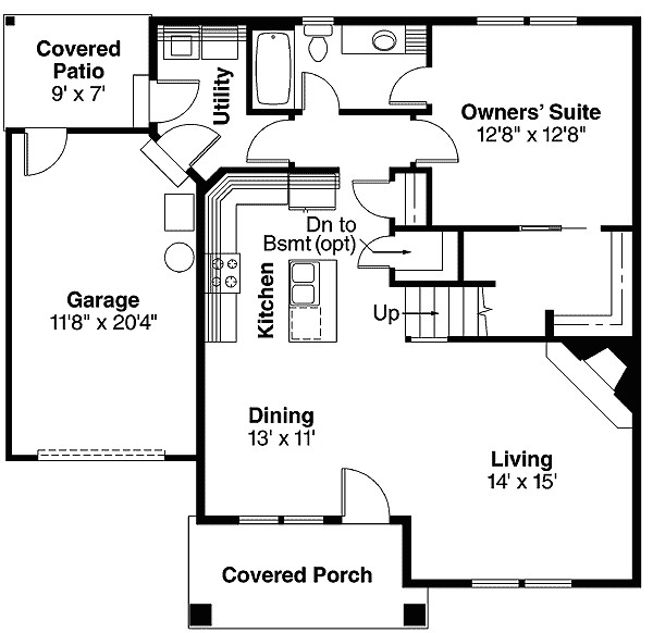 modest home plan offers modern amenities 72581da
