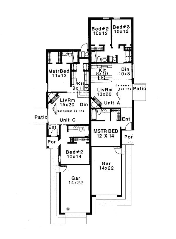 multi-family-house-plans-narrow-lot-plougonver