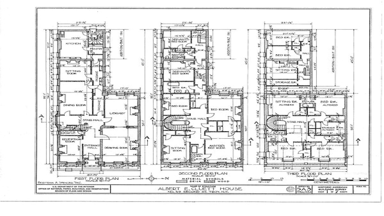 floor plans of historic mansions