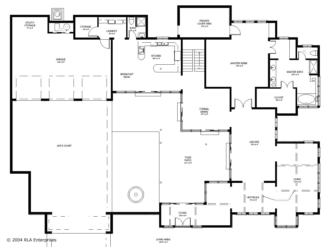 small one story retirement house plans