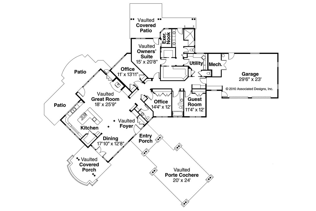 single story house plans 3000 sq ft