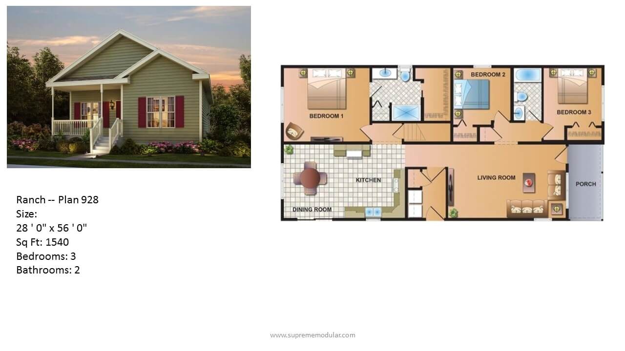 modular home ranch plans