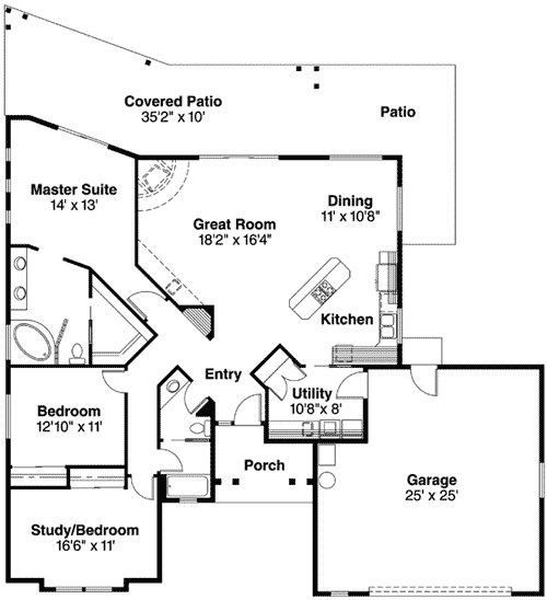 pueblo style house plan 72191da