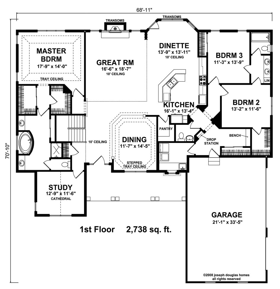 Ranch House Plans With Jack And Jill Bathroom Plougonver