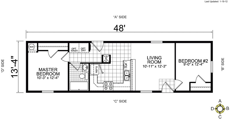 3 bedroom single wide mobile home floor plans beautiful champion redman manufactured mobile homes floor plans