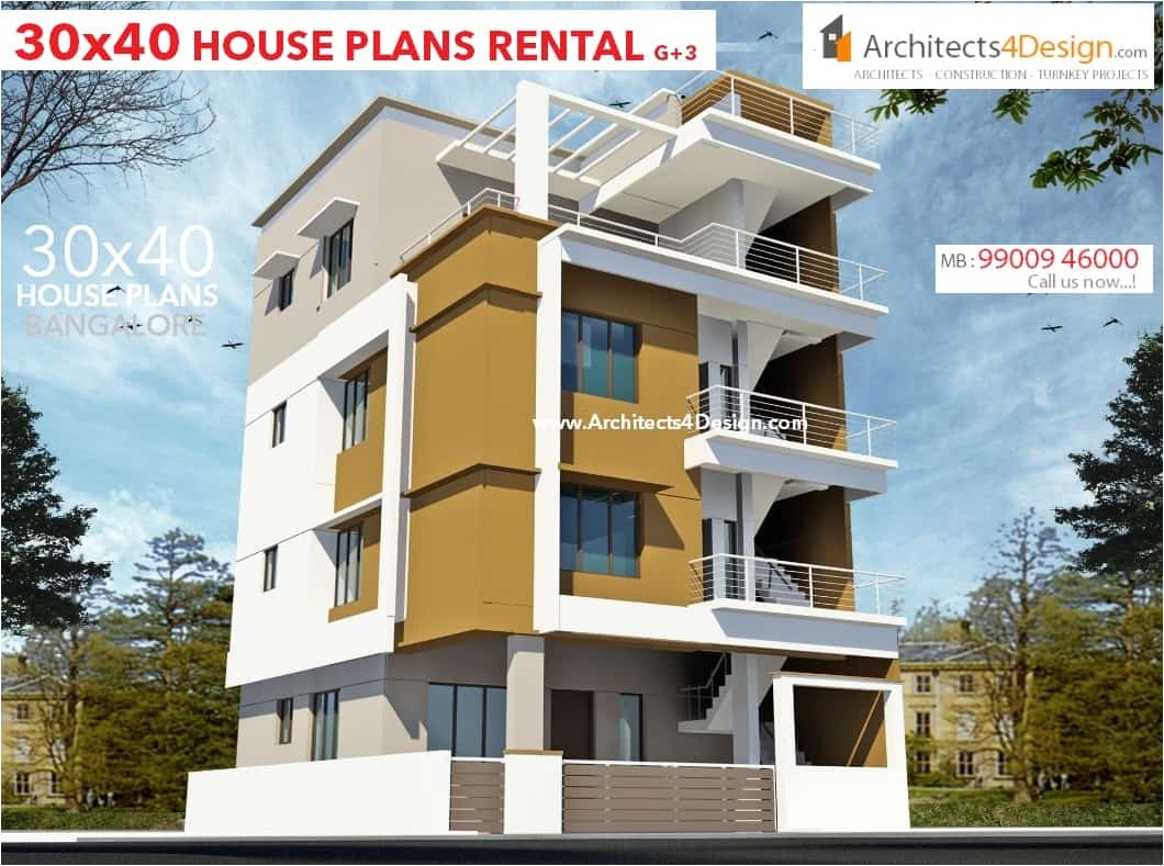 30x40 house plans in bangalore