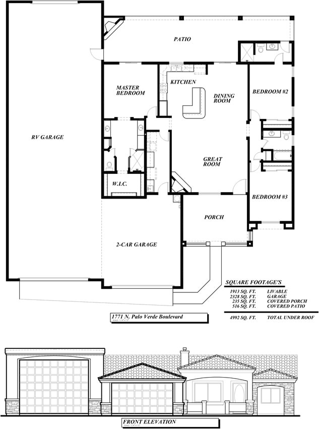 home designs with rv garage