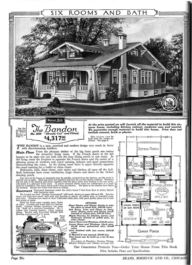 vintage house plans 1920s
