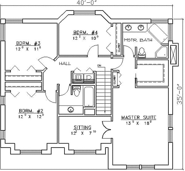 house plans with 4 bedrooms