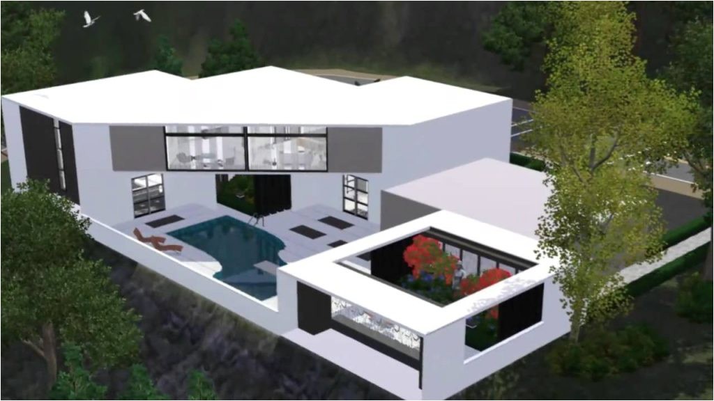 modern sims 3 house plans