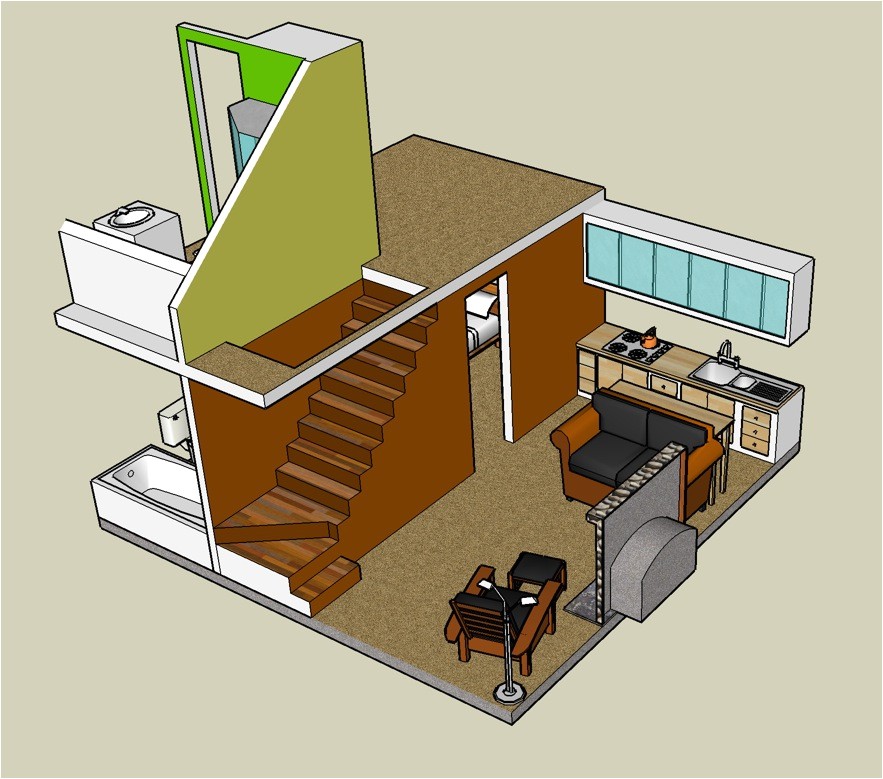 3d tiny house designs