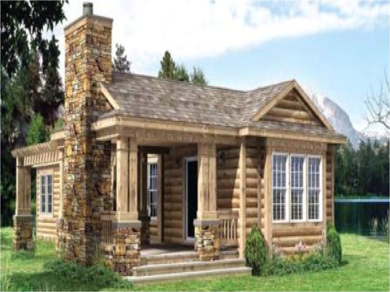 small log cabin designs and floor plans