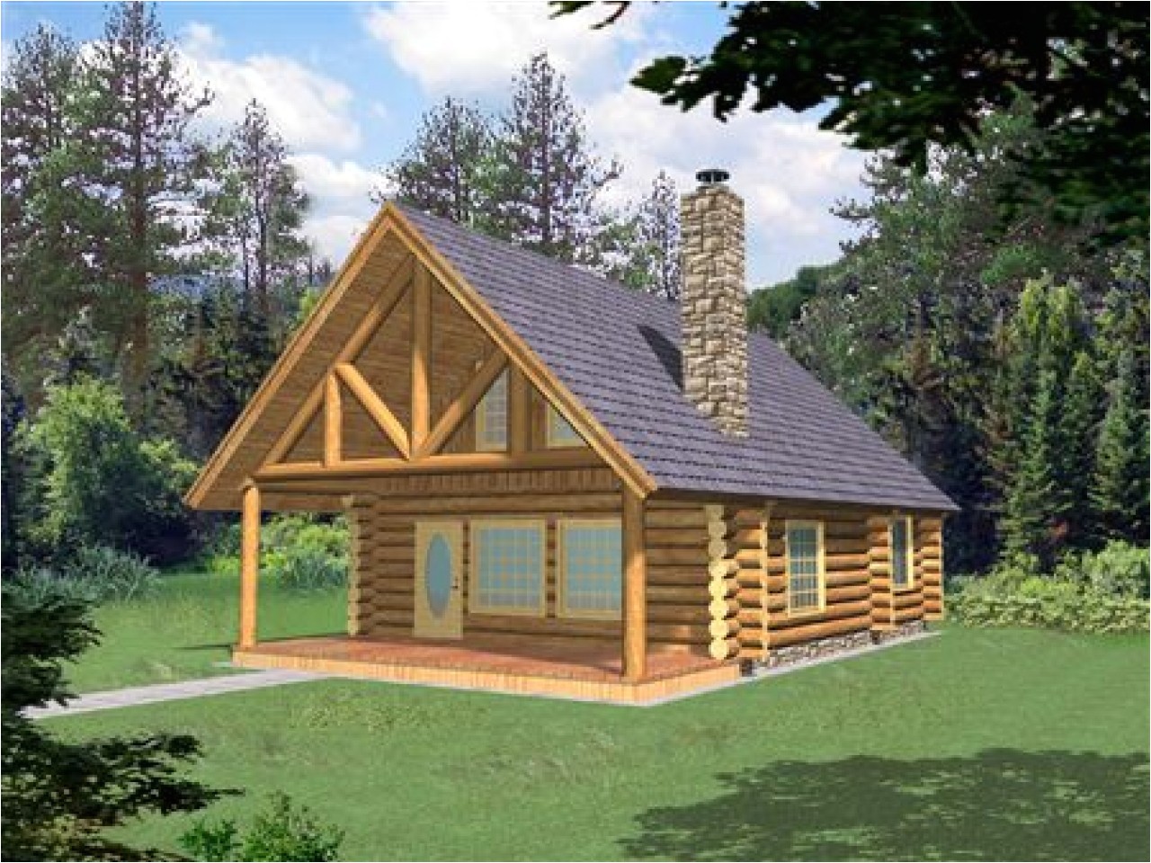f91aea1c208725e2 small log home with loft small log cabin homes plans