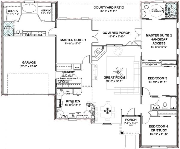 house plans with 2 master bedrooms