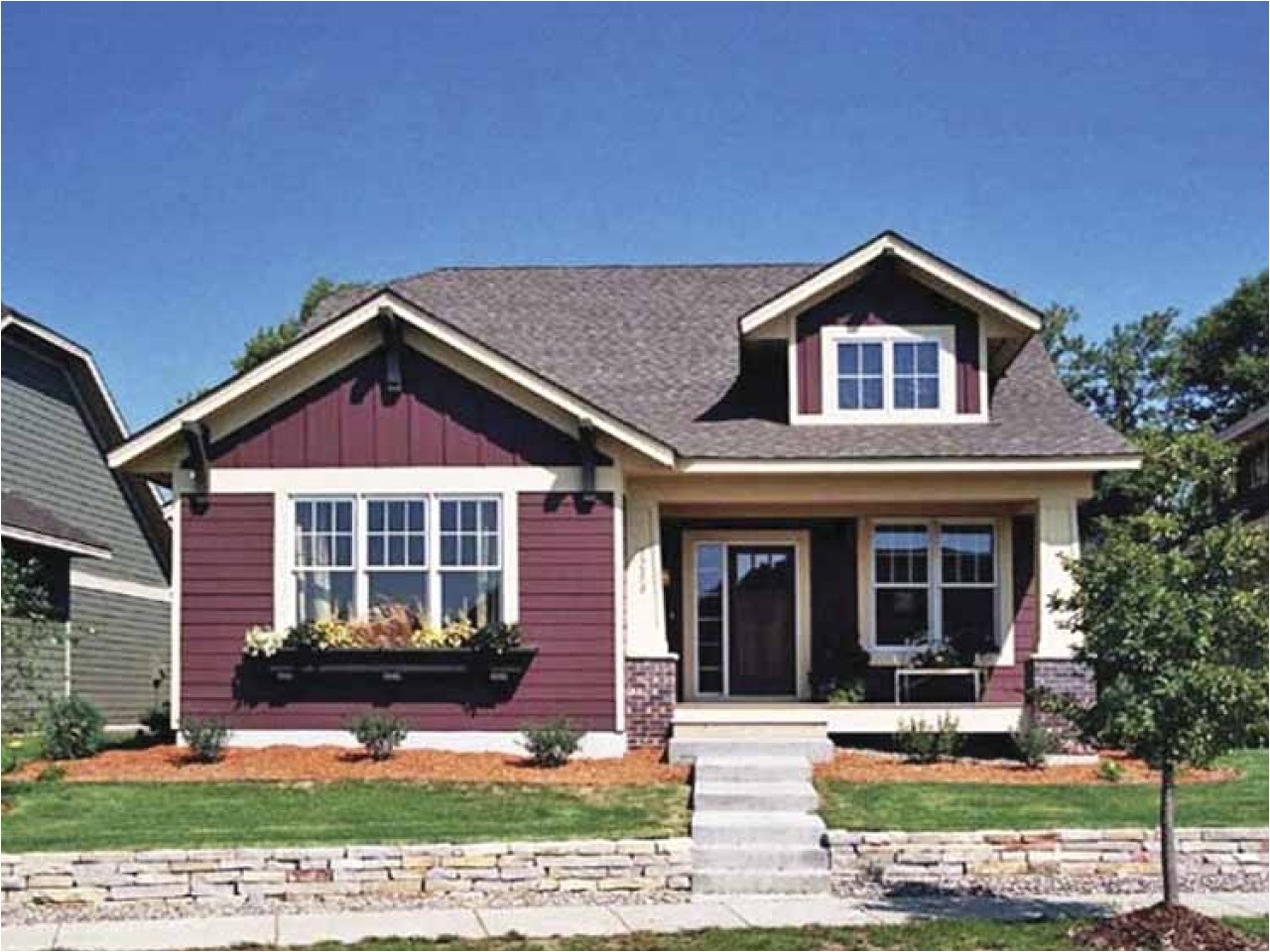 fd7d4cfd1d102459 single story craftsman bungalow house plans 2 story craftsman homes