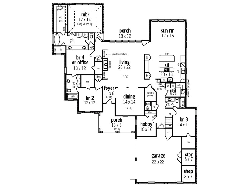 rambler house plans with bonus room