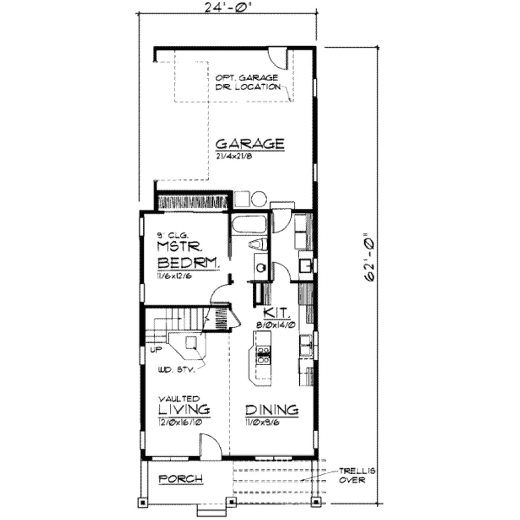 1250 square feet 3 bedrooms 2 bathroom traditional house plans 2 garage 19005