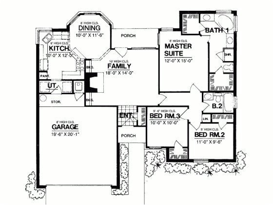 1300 sq ft house plans with basement luxury ranch house plan with 1300 square feet and 3 bedrooms from dream
