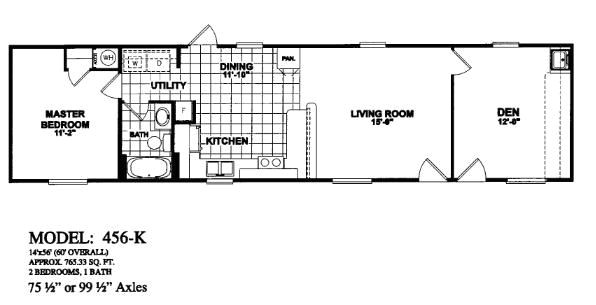 14x40 House Floor Plans
