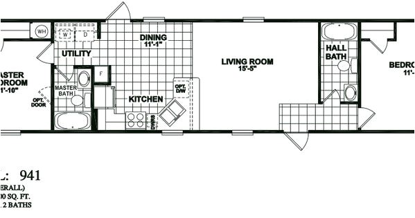 14x60 mobile home floor plans
