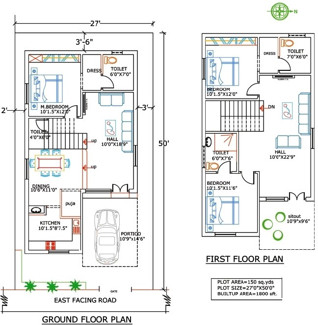 duplex house plans 1500 sq ft